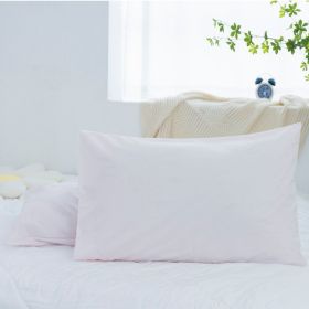 Polyester Knit Waterproof and Stain-Proof Pillowcase - Pink - 50*70-7