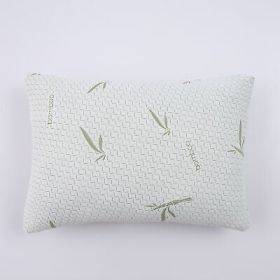 Shredded Memory Foam Bamboo Pillow, Bed Pillows for regulating temperature all - Default