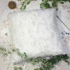 [Plush White] Decorative Pillow Cushion / Floor Cushion (23.6 by 23.6 inches) - BETTINO-FJ-014
