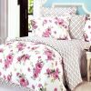 Blancho Bedding - [Rural Rose] 100% Cotton 4PC Duvet Cover Set (King Size)(Comforter not included) - BLANCHOMF01004-4