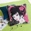 [Oriental Love] Cotton Decorative Pillow Cushion / Floor Cushion (19.7 by 19.7 inches) - ONITIVA-DP004