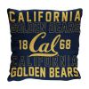 Cal Berkeley OFFICIAL NCAA "Stacked" Woven Pillow; 20" x 20" - 1COL/13002/0070/RET