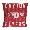 Dayton OFFICIAL NCAA "Stacked" Woven Pillow; 20" x 20" - 1COL/13002/1083/RET