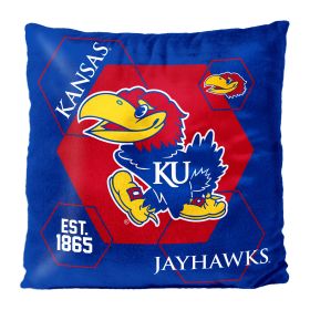 Kansas OFFICIAL NHL "Connector" Double Sided Velvet Pillow; 16" x 16" - 1COL/23500/0008/RET
