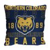 Northern Colorado OFFICIAL NCAA "Stacked" Woven Pillow; 20" x 20" - 1COL/13002/1180/RET