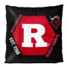 Rutgers OFFICIAL NHL "Connector" Double Sided Velvet Pillow; 16" x 16" - 1COL/23500/0096/RET
