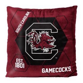 South Carolina OFFICIAL NHL "Connector" Double Sided Velvet Pillow; 16" x 16" - 1COL/23500/0042/RET