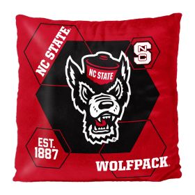 NC State OFFICIAL NHL "Connector" Double Sided Velvet Pillow; 16" x 16" - 1COL/23500/0080/RET