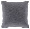 Ashley Yarnley Gray/White Casual Pillow (Set of 4) A1001020 - as Pic