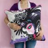 [Magician] Cotton Decorative Pillow Cushion / Floor Cushion (19.7 by 19.7 inches) - ONITIVA-DP003