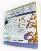 Blancho Bedding - [Artistic Blue] 100% Cotton 2PC Mini Comforter Cover/Duvet Cover Set (Twin Size) - MINIDUVET-MF01061-1
