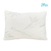 2pcs Gel Particle Crushed Cotton Pillows Queen, Gel Memory Cotton Pillows, for Relieving Neck Pain Cooling Bed Pillows with Skin-Friendly Cover, Home