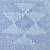 Moroccan Handwoven Cactus Silk Lumbar Pillow 14 x 36 Embroidered cushion - Dark Blue