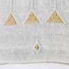 Moroccan Handwoven Cactus Silk Lumbar Pillow 14 x 36 Embroidered cushion - Grey