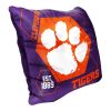 Clemson OFFICIAL NHL "Connector" Double Sided Velvet Pillow; 16" x 16" - 1COL/23500/0033/RET