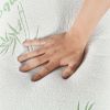 Bamboo Memory Foam Pillow Hypoallergenic Bed Pillow With Washable Cover [King Size] - White