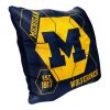 Michigan OFFICIAL NHL "Connector" Double Sided Velvet Pillow; 16" x 16" - 1COL/23500/0021/RET