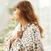 Printed Faux Rabbit Fur Throw; Lightweight Plush Cozy Soft Blanket; 50&quot; x 60&quot;; Sand Leopard - as Pic
