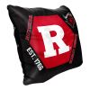 Rutgers OFFICIAL NHL "Connector" Double Sided Velvet Pillow; 16" x 16" - 1COL/23500/0096/RET