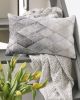 Ashley Pacrich Gray/Brown Contemporary Pillow A1000930P - as Pic