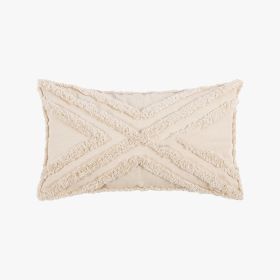 Tassel Tufted Pillow Decoration Cushion Cover (Option: 30x50cm-Pillowcase With Pillow Core)