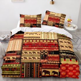 Elephant Series Three-piece Quilt Cover (Option: Style 5-180x210cm)