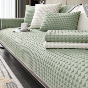 Cool Bean Sofa Cushion Seat Cushion For Summer Non-slip Sofa Cover (Option: Green-90 âˆšÃ³ 180)